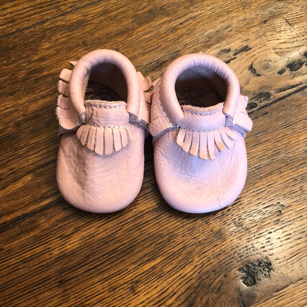 Freshly picked blush moccasins size 1